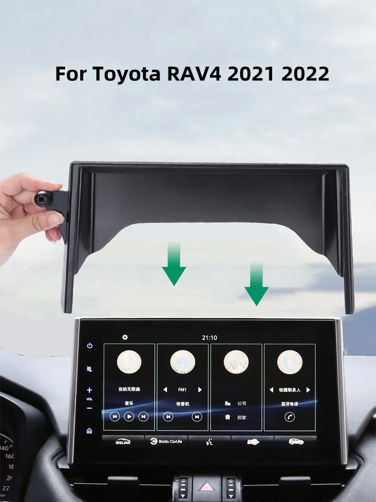 For Toyota Rav4 2021 2022 Car Multimedia Screen Phone Holder Gravity
