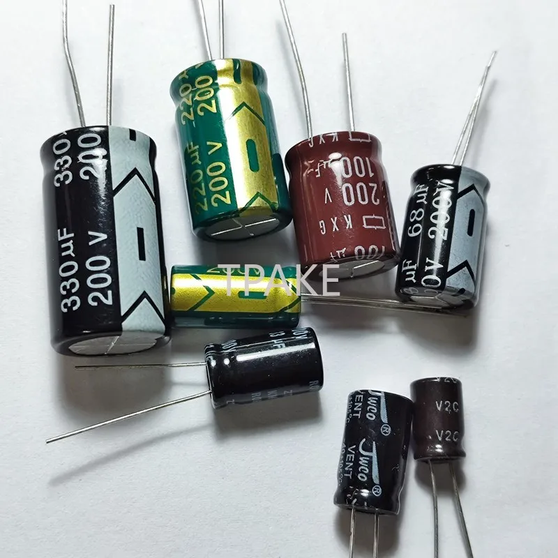 Electrolytic Capacitor 450V 400V 250V 200V 160V 2.2/3.3/4.7/6.8/8.2/10/22/33/47/68/82/100/120/150/180/220/330/470 UF