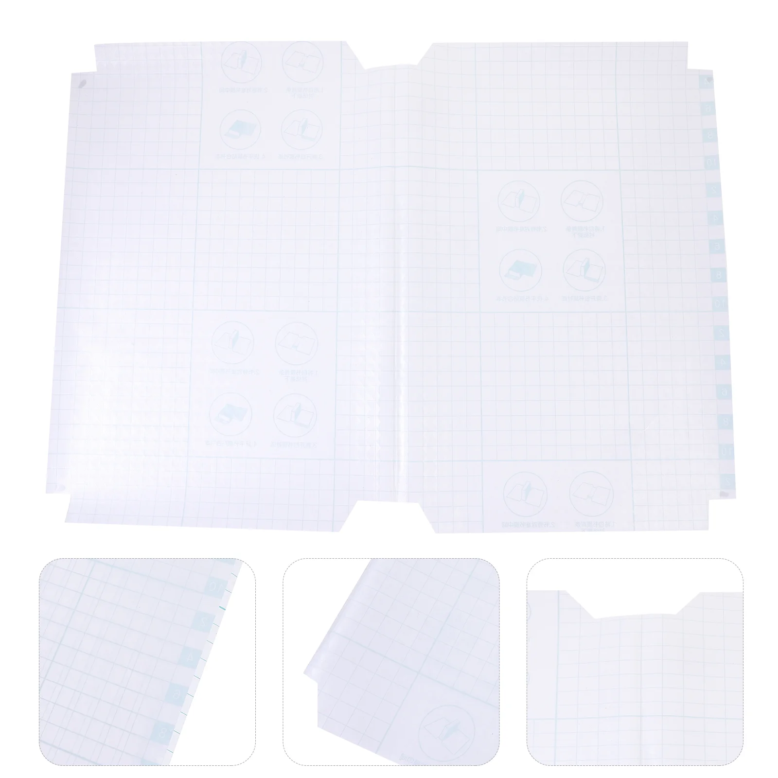 

30 Pcs Transparent Book Cover Protection School Supplies Accessories Sleeve Clear Design Protector Portable Thick Practical