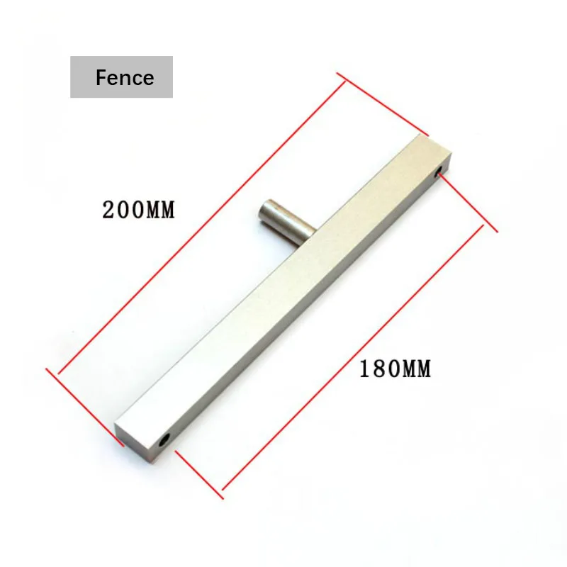 Aluminium Mini Table Saw Insert Plate Circular Saw Flip Board Miter Gauge Guide Set Woodworking Workbench