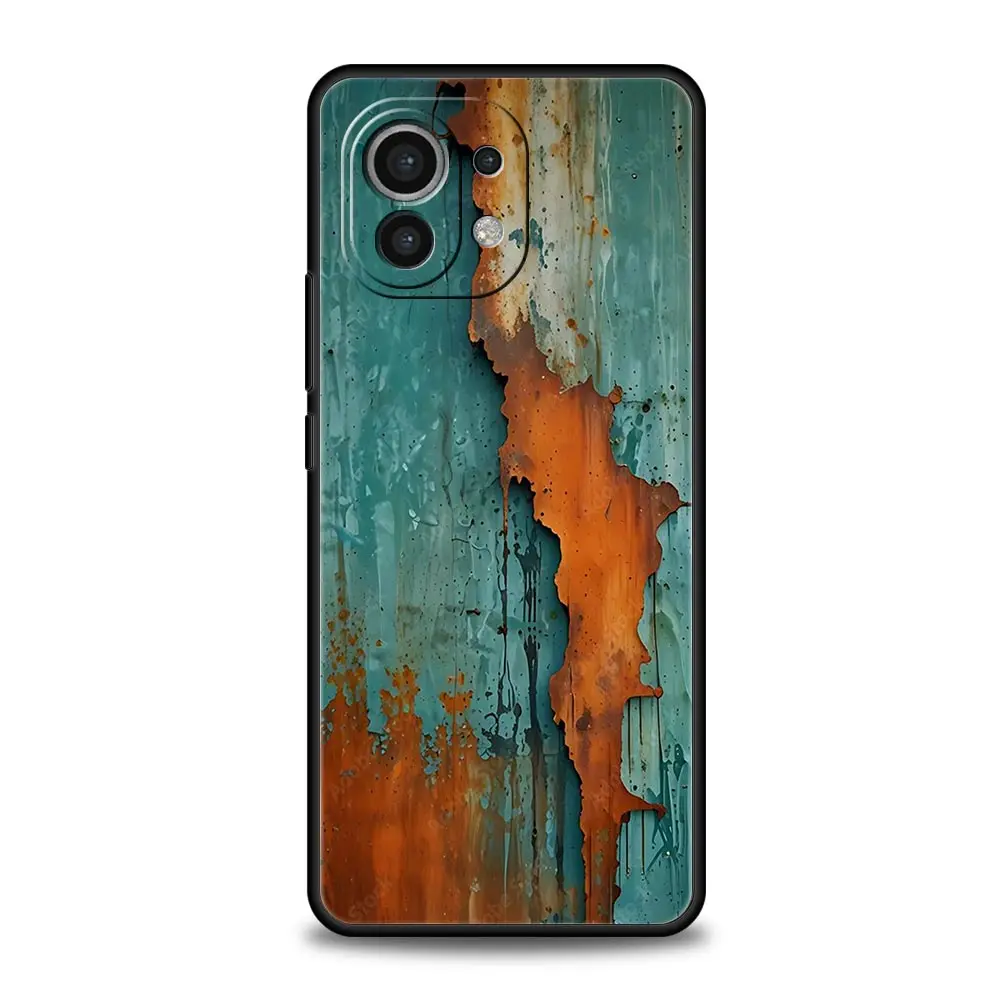 Vintage Industrial Style Rusty Phone Case Cover - Soft TPU