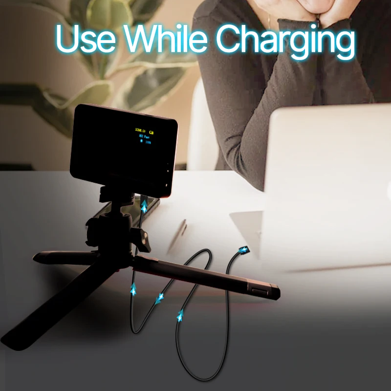 Ulanzi VL120 RGB LED Video Light Camera Light Full Color Rechargeable 3100mAh Dimmable 2500-9000K Panel Photo Studio Lamp