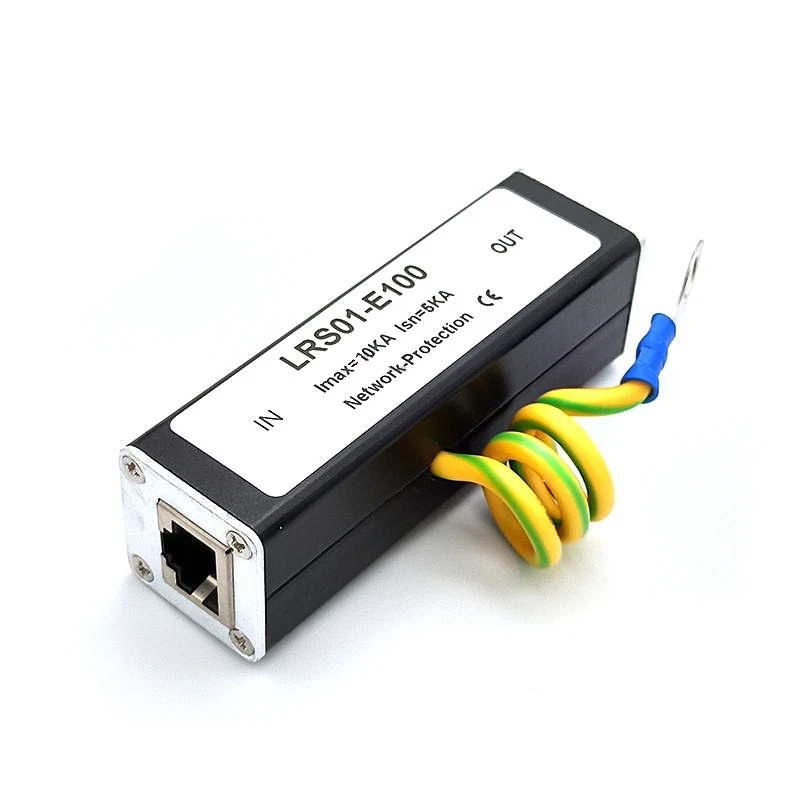 Surge Protective Device for Network Camera CCTV Video SPD 100M IPC RJ 45 Lightning Protection