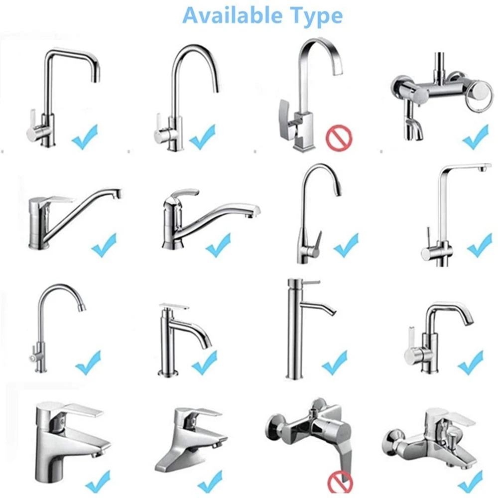 720/360 Degree Rotatable Tap Aerator Universal Splash-proof Filter Water Saving Faucet Sprayer Head Extender Adapter Nozzle