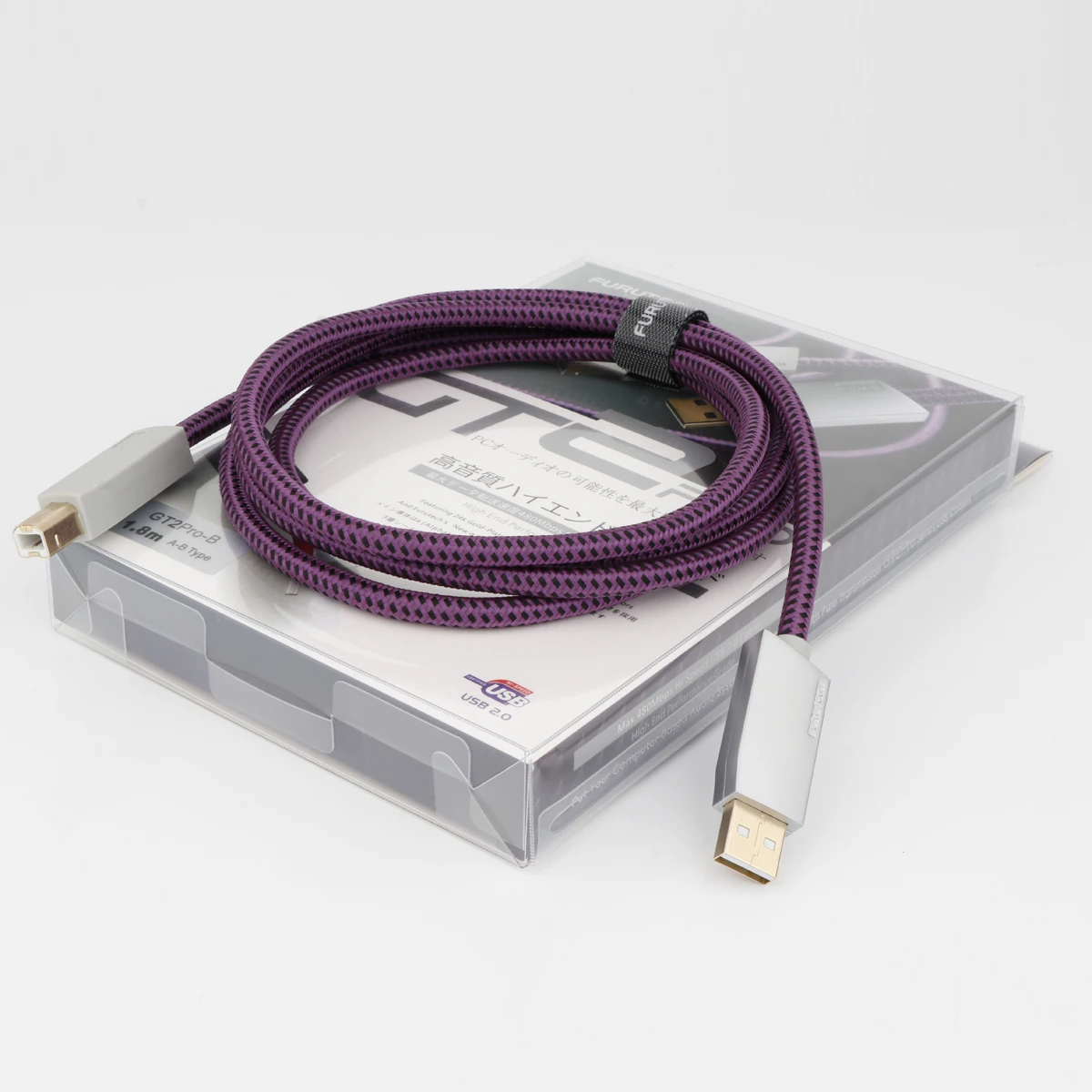 FURUTECH GT2 Pro-B OCC Copper Silver Plated Audio Grade USB Cable A-B Type