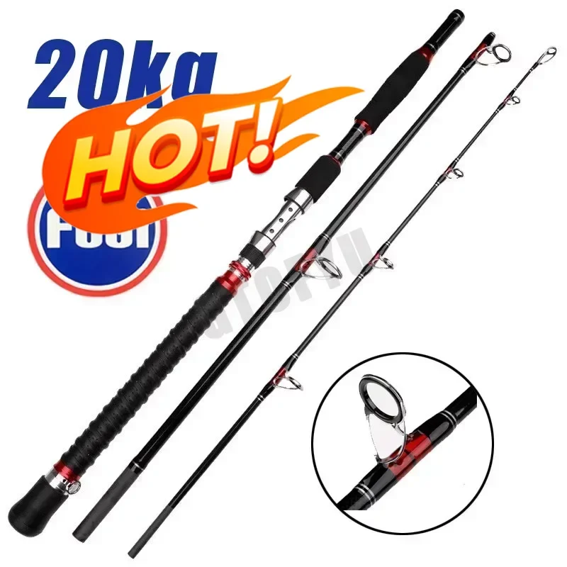 Canne à Pêche En Fibre De Carbone Multicouche, Longue, Solide Et Durable, En Mer, Nouveauté