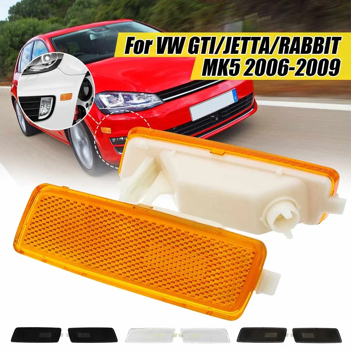 

Пара передних габаритных огней для VW GTI/JETTA/RABBIT MK5 2005 2006 2007 2008