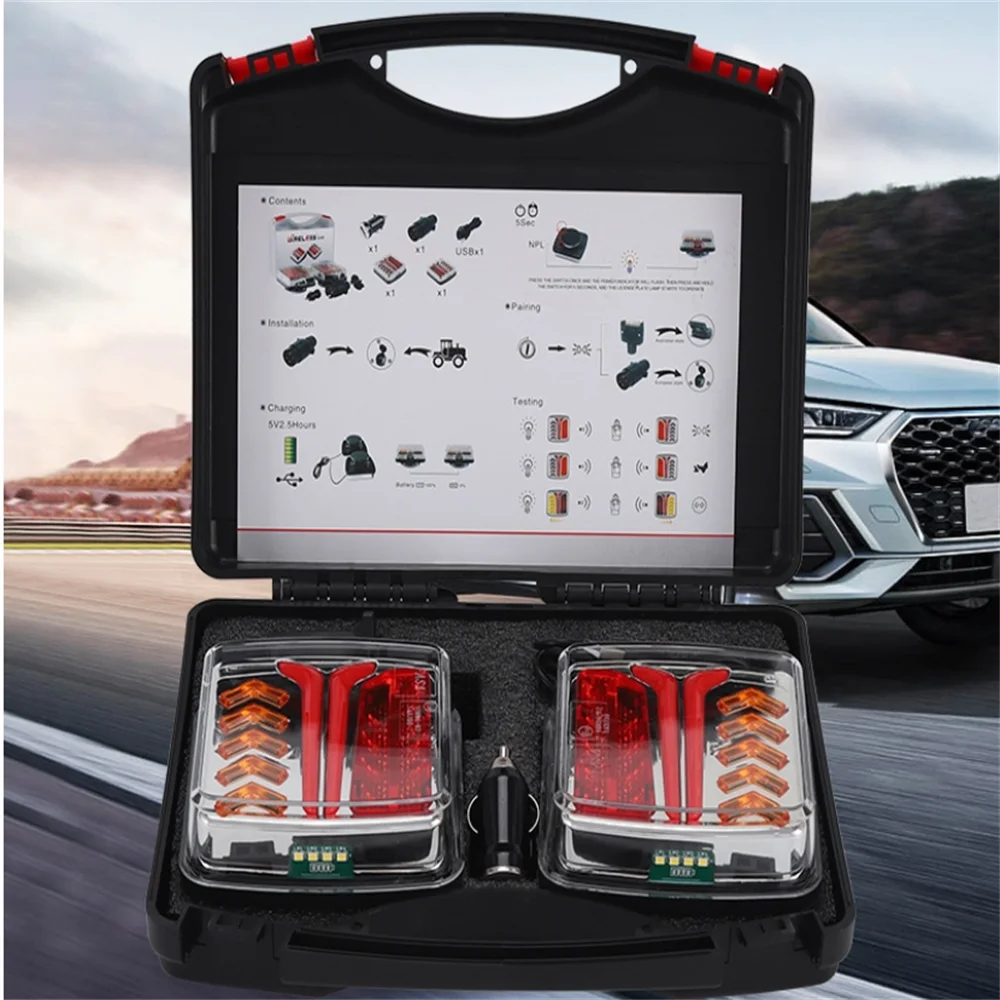 Wireless Magnetic LED Taillights 2