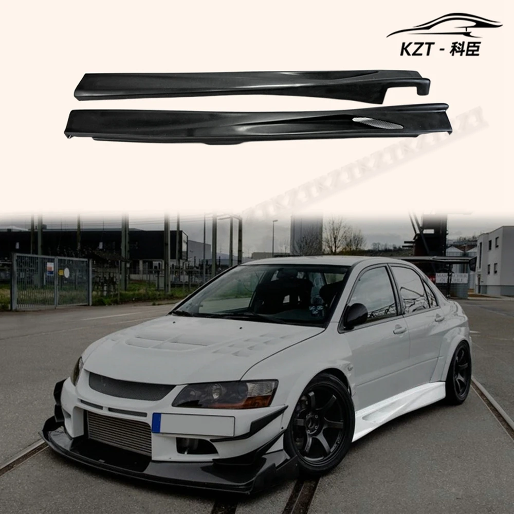

For Mitsubishi Evo 8 9 Vtx Cyber Evo Side Skirt Fiber Glass