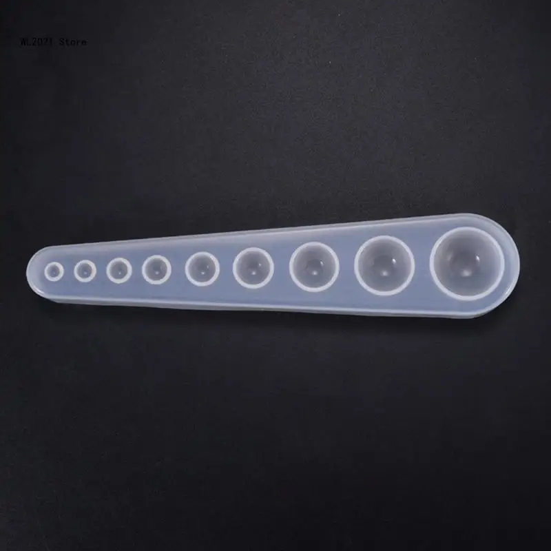 

Round Ball Pendant Resin Molds Multi-standard Collection Mold Handmade UV DIY Crystal Jewelry Silicone Molds