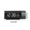 LED Screen Projection Alarm Clock with Double Alarms and Temperature Monitoring -9~+39°C Temperature Detection Ranges 6