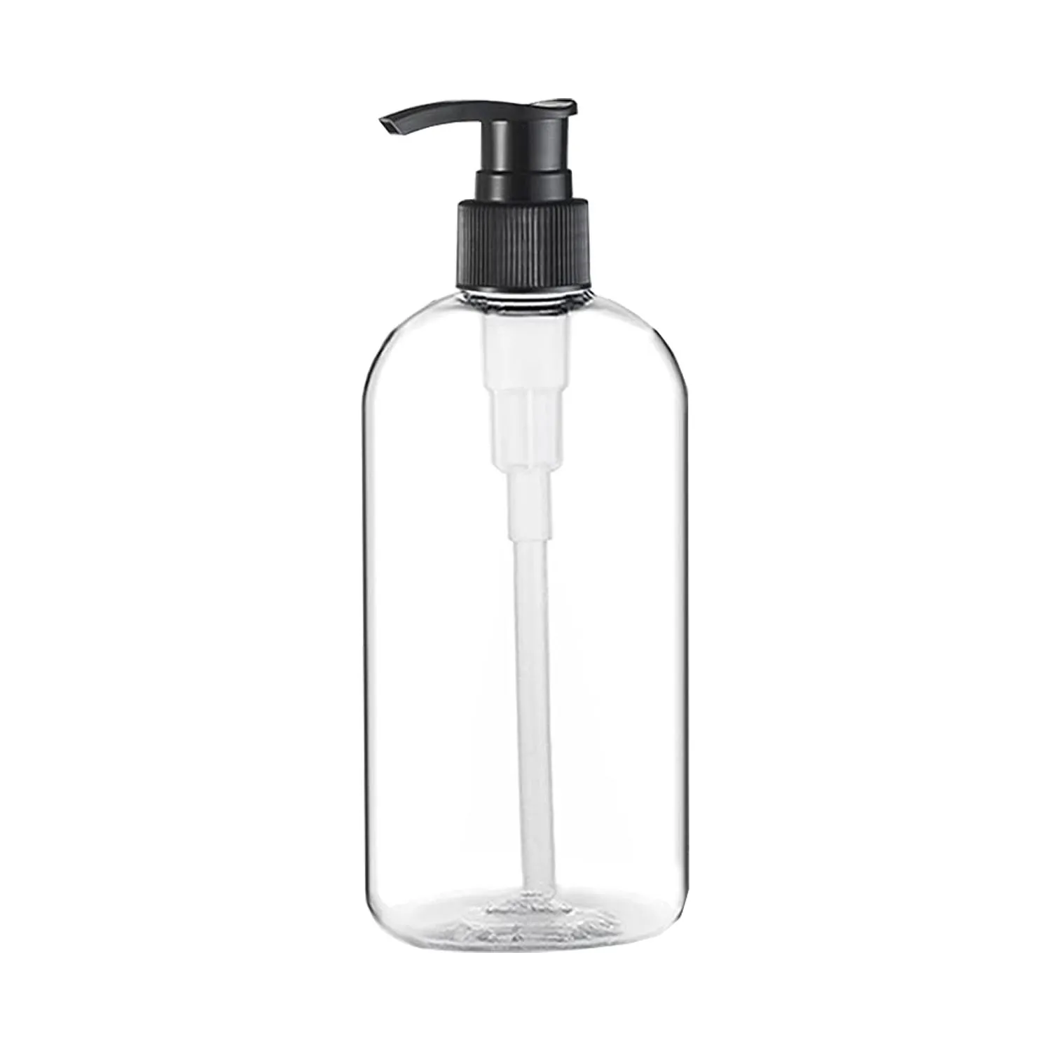 Refillable Hands and Dishes bottles, clear pump bottles