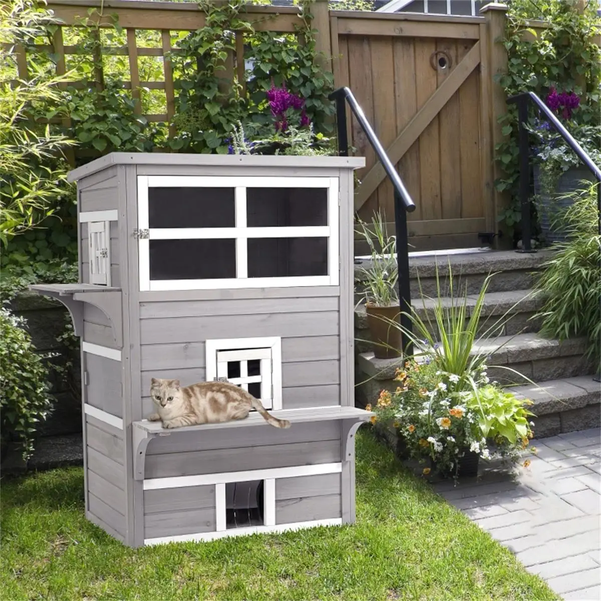 Cozy Cat House-Warm & Stylish Indoor Pet Shelter, Ideal for Cats & Kittens, Soft Plush Bed, Durable Easy Clean