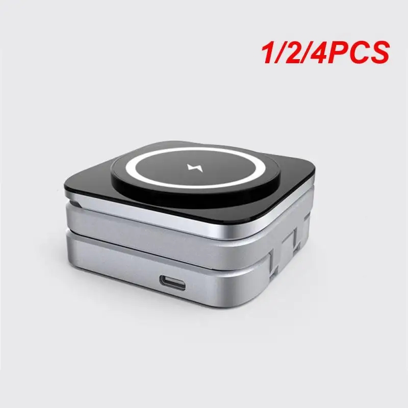 

1/2/4PCS Three-in-one Charger Innovative Small And Light Three-in-one Fast Charging Farewell To Clutter Magnetic Charger