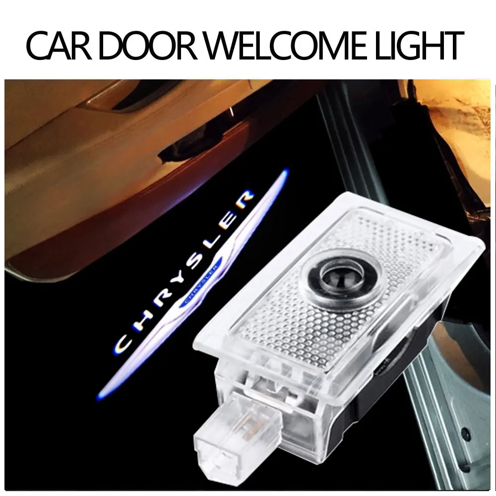 2pcs Car Door Lights Signal Lamp For Chrysler 200 300 300c Lancia Thema