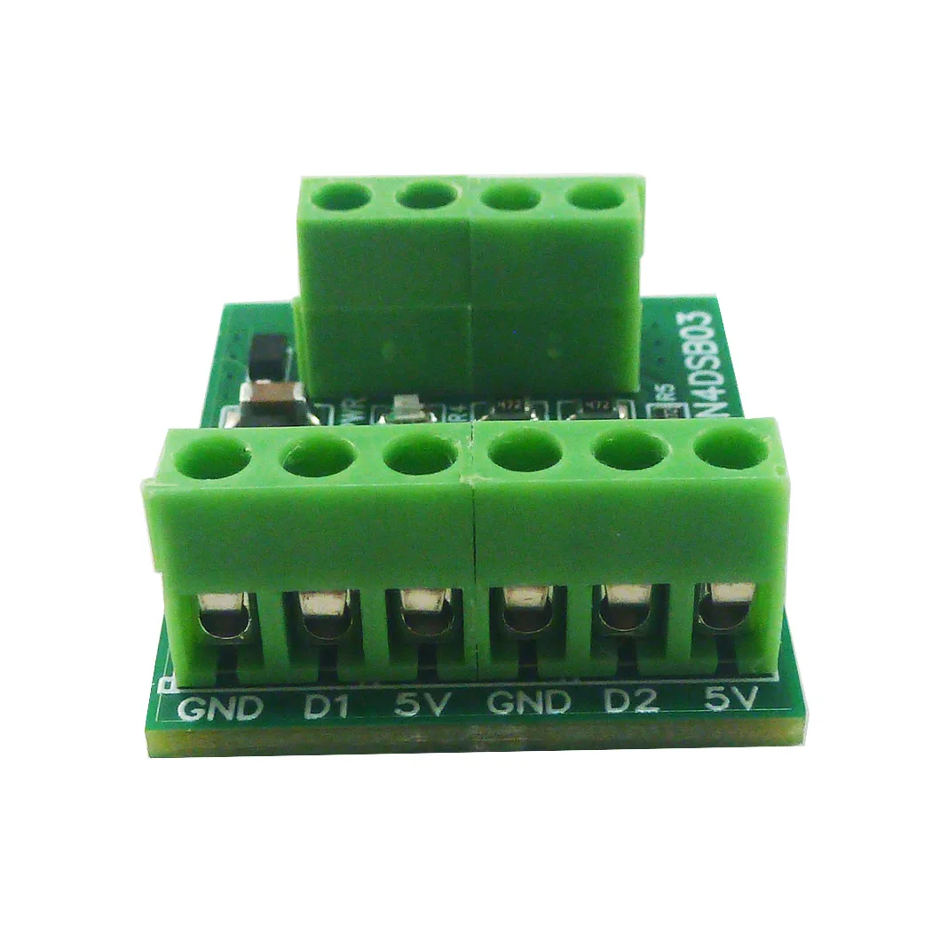 Sensor Input Module 2ch 【NEW】 N4DSB03 2CH RS485 Modbus RTU Temperature Collector for DS18B20 ...