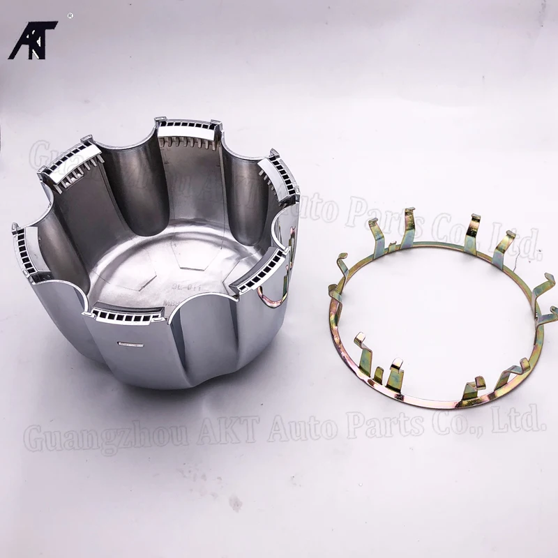 Wheel Hub Covers Wheel Hub Caps 1 Piece Wheel Center Hub Cap Covers for Mitsubishi Montero Sport Pajero w/ RETENTION RINGS MB816581 MR150558 MR150561 1992-2002