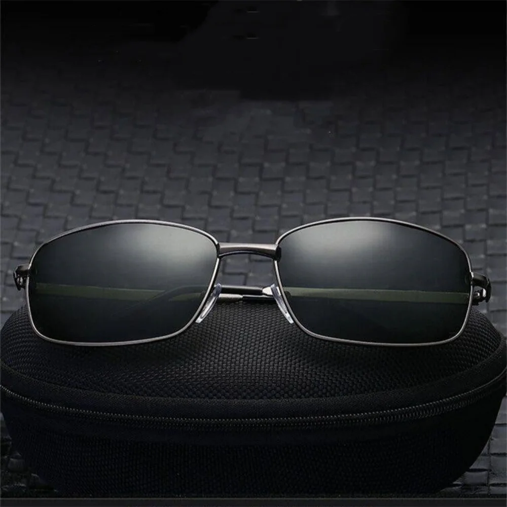 Classic Mens Polarized Sunglasses Photochromic Driving Glasses Change Color Male Sun Glasses Day Night Vision Driver's Eyewear