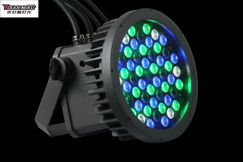 10 pieces waterproof led par light led par 54*3W rgbw outdoor led stage par can