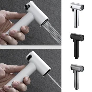 Due funzioni ABS palmare bagno doccia spruzzatore wc Bidet spruzzatore testa Ducha Torneiras Do Banheiro Tocador ad alta pressione 1