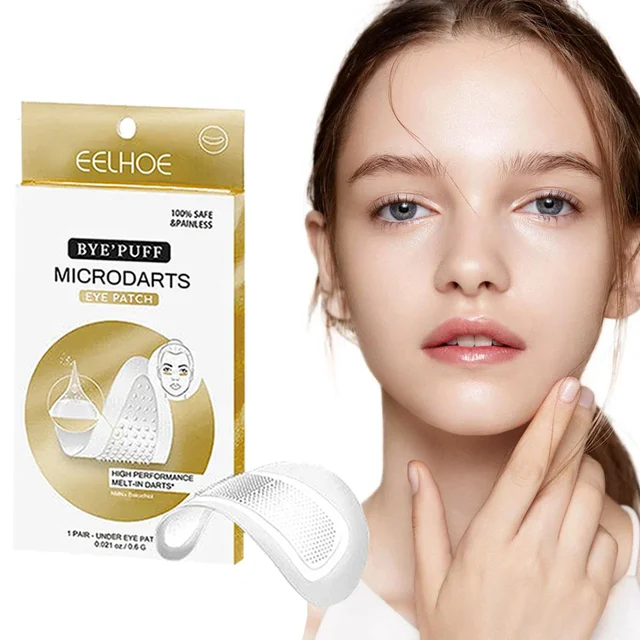 5Pairs Hyaluronic Acid Microneedle Eye Patches For Dark Circles Moisturizing Under Eye Gel Pads Skin Care 3