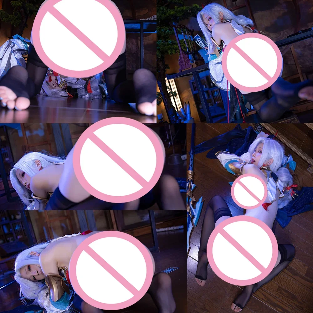 

Shenhe Girl Sticker Sexy Cos Stickers Naked Without Censorship HD