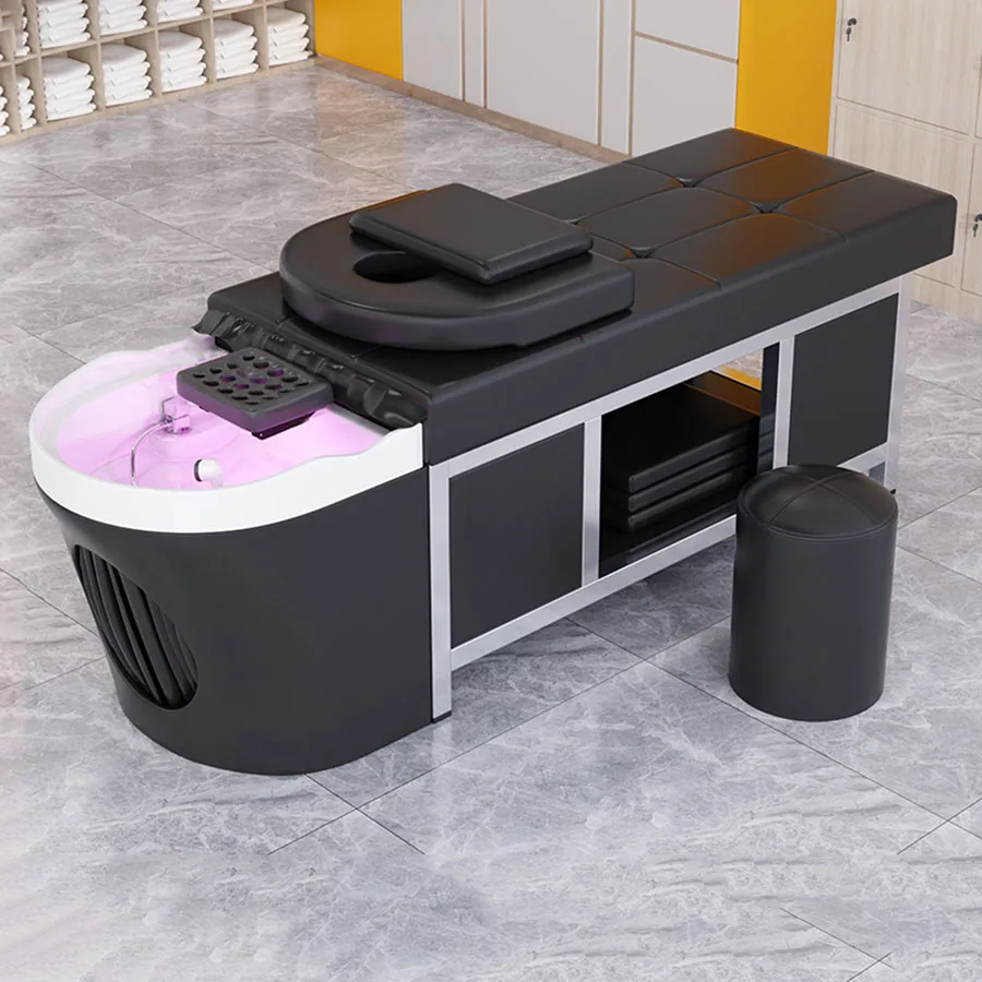 Hairdressing Shampoo Chair Wash Hair Salon Hairstylist Shampoo Chair Basin Mobile Potable Relaxing Beauty Lava Cabezas Furniture