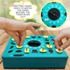 Shape Toy Puzzle Game Kids Timer Puzzle Game Montessori Parent-Child Puzzle Board Game with Shape Puzzle 3
