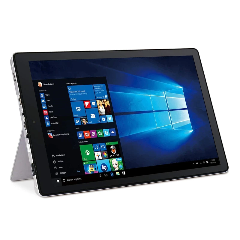 12.2 Inch Windows 10 Tablets With Detachable Keyboard 7600MAH Battery 2GB+64GB Intel Celeron Bluetooth-Compatible 1920*1200 IPS