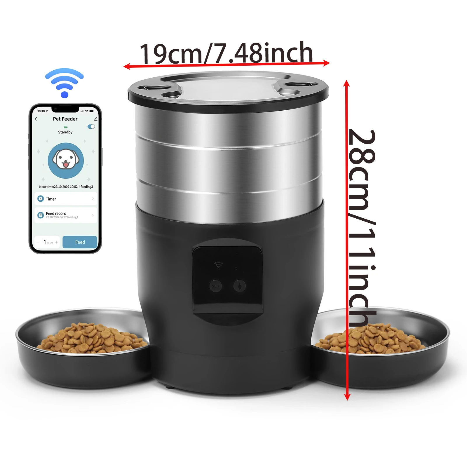 WiFi Smart Automatic Pet Feeder 2