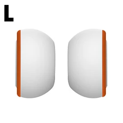 Liquid Silicone Soundproof Earphone Earplugs for Enhanced Comfort and Noise Isolation (L)