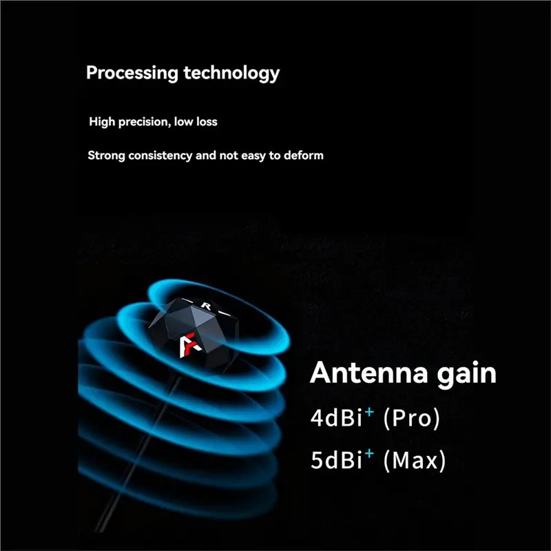 AEE7-Prism V2 Pro 5.8G 안테나 4DBI LHCP/RHCP 100Mm SMA FPV 안테나 (FPV 프리스타일 단거리 및 중거리 드론용)