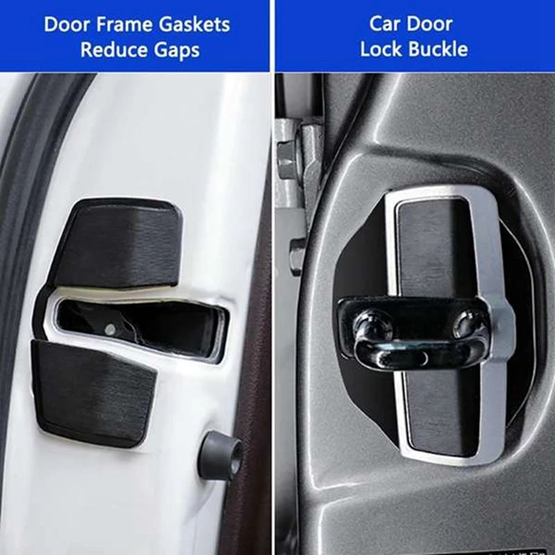 Автомобильные детали TRD, Пряжка для дверного замка, задняя крышка для Toyota Camry RAV4 Sienna Crown Yaris CROSS Highlander