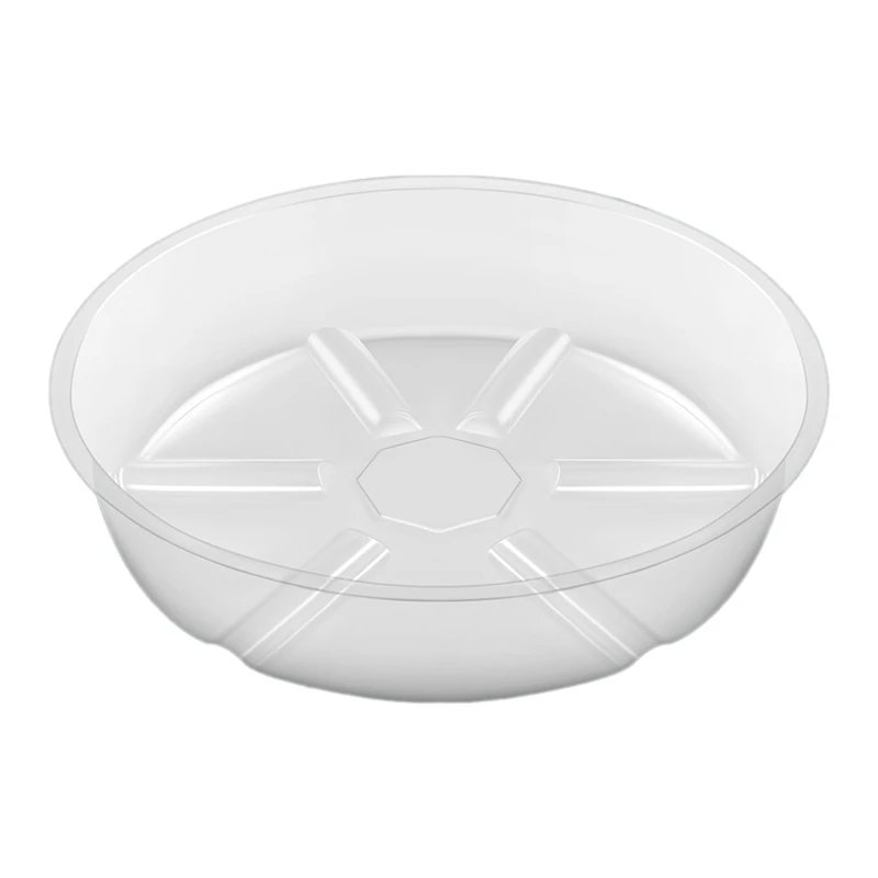 

10 Pack Plant Saucers Drip Tray 6 Inch Clear Plastic Flower Pot Saucers For Indoor Plants, Plant Drip Tray For Pots