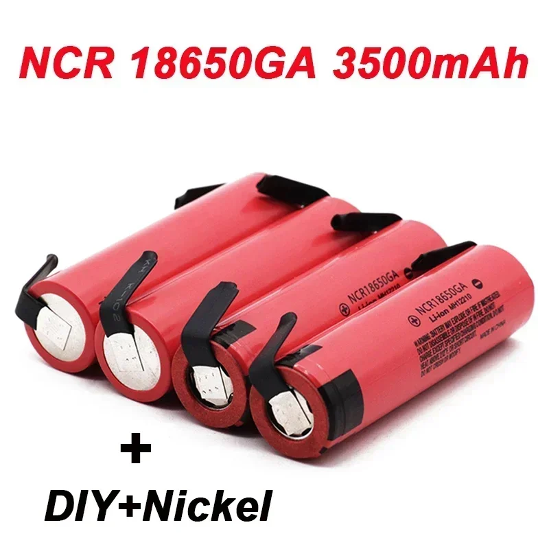 

100% original battery 18650 NCR18650GA 3.7V 3500 mAh rechargeable lithium battery flashlight nickel DIY battery Free Shipping