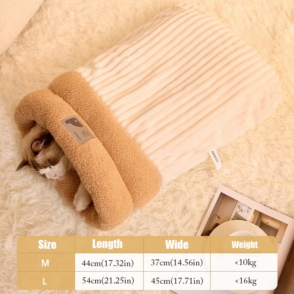 2024 Down Cat Nest/Bed Fully Comfortable Home Wrapped in -10 ° C for Warmth Maintain The Shape of The Opening Cat House - Image 6