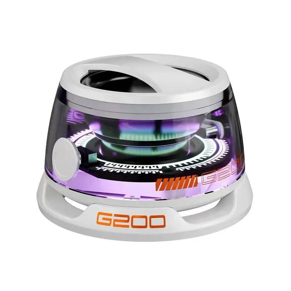 HECATE G200 Portable Bluetooth Speaker RGB Magnetic Mini Speaker BT5.3 With 7 Hours Playback Phone Holder Universal Fit Travel