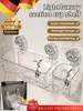 Light Luxury Style Glacier Pattern Suction Cup Shelf Bathroom Shower Punch-Free Wall Mounted Storage Rack Draining Basket Holder 1