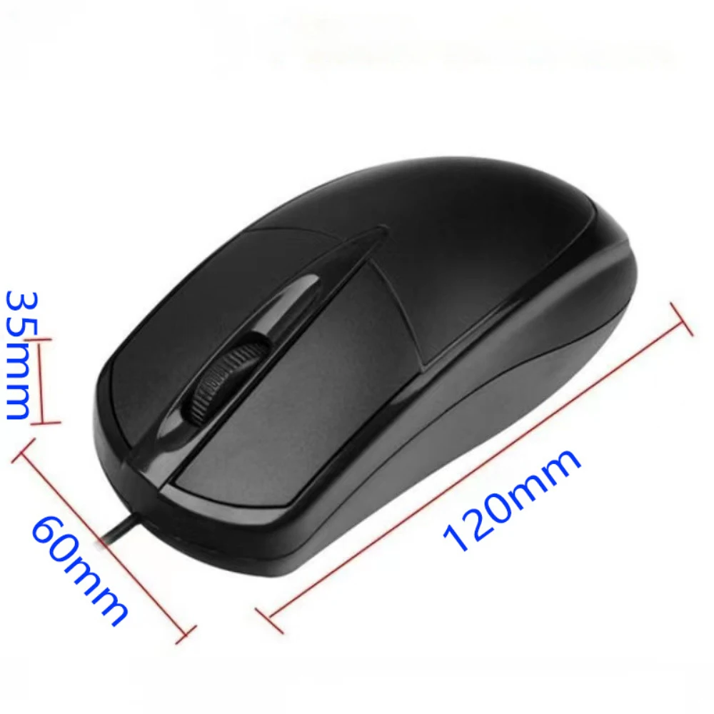 1~5PCS RYRA USB Wired Mouse 1000DPI Computer Office Mouse Non Slip Ergonomic Mice For Business Office Home Laptop Wired Mice images - 6