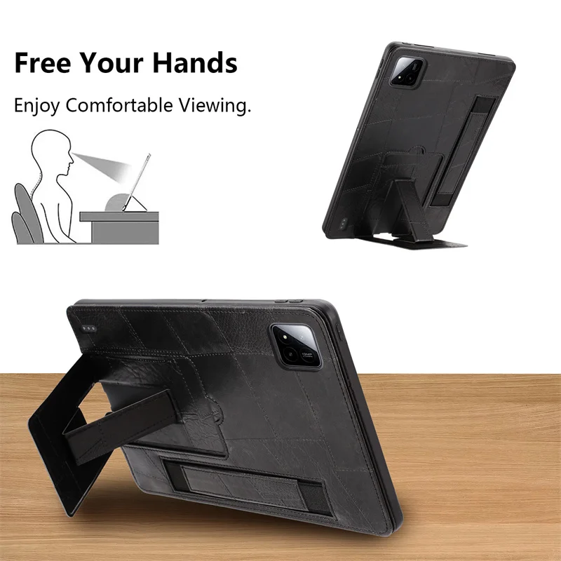 Elegant Business PU Leather Tablet Stand Cover