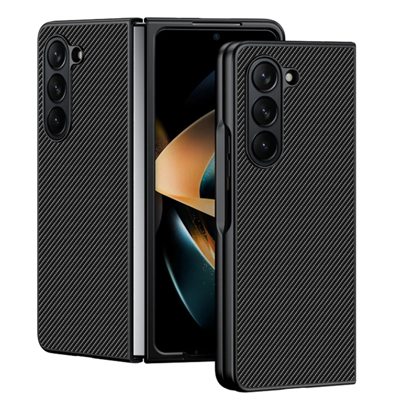 Premium Fiber Texture PU-Leather Protection Cover