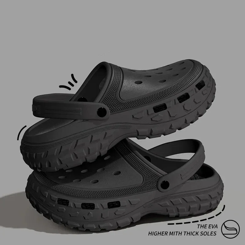 Women Sandals Men Platform Summer Closed Toe Non slip Beach Sandals Lightweight Soft Bottom for Home women sandals