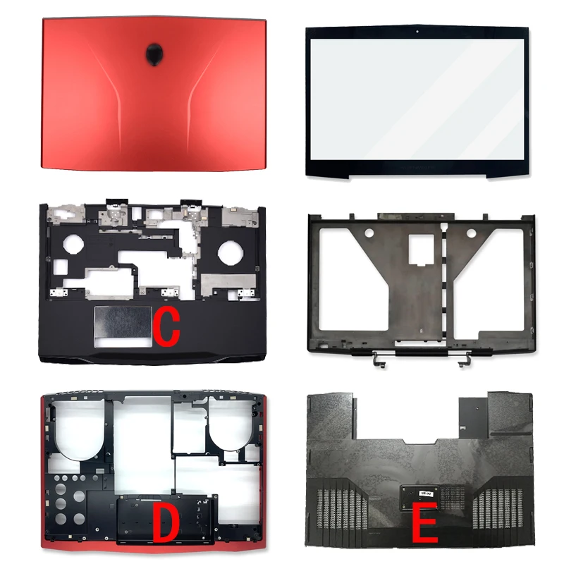

Оригинальный новый ноутбук для Dell Alienware M17X R3 R4 задняя крышка ЖК-дисплея/передняя рамка/Упор для рук/Нижняя крышка чехол/E 00MKH2 0MKH2 0C63PY