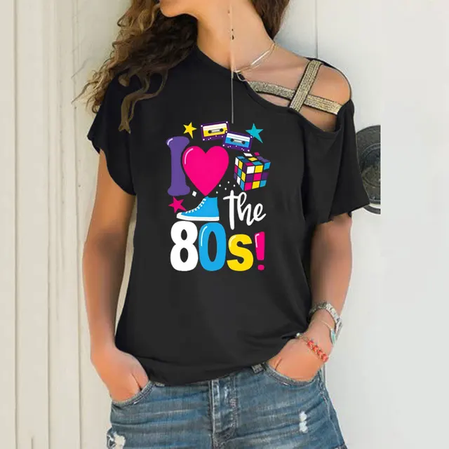 Camisetas Años 80 Mujer Camiseta De Los 80 Mujer Camiseta Mujer 'I