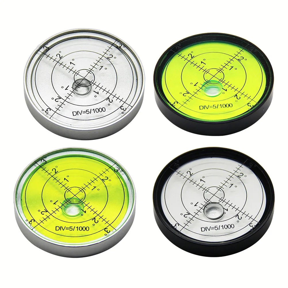 

60X10MM Magnetic Meter Mini Metal Level Bead Horizontal Bubble High PrecisionLevel Balance Bubble For Diy Household