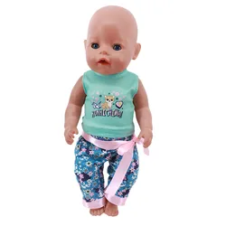 Adorable Animal Pajama Set for Dolls - 2 Piece Outfit for 18 Dolls (NQ2103)