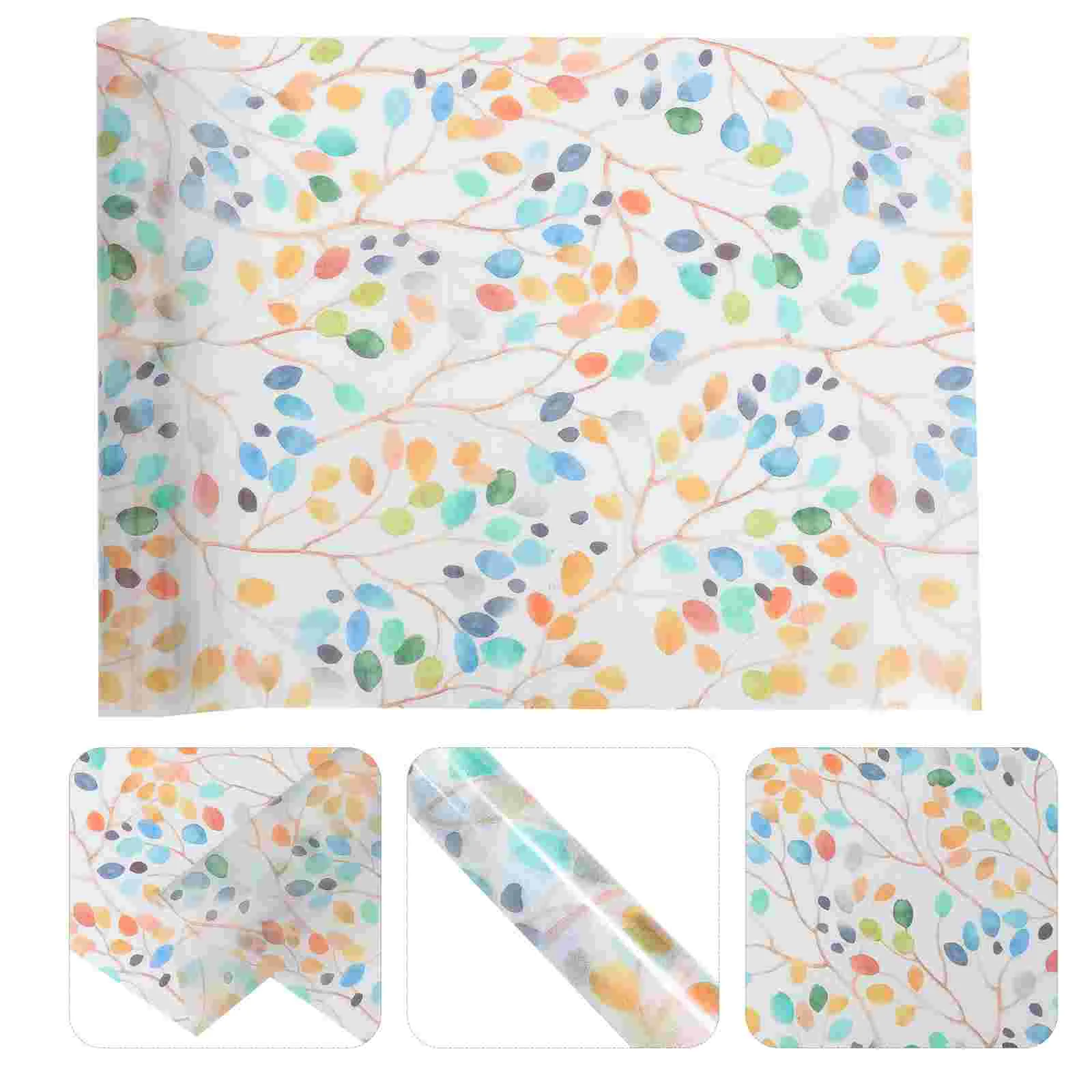 

Window Cling Colorful Window Film Rainbow Window Film Privacy Window Film Static Cling For Window Stained Bathroom Window Cling