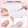 Makartt Gel Nail Glue, 2Pcs 15ml Glue Gel for Press on Nails ,Soft Gel Nail Tips  Nail Lamp Needed Multifunctional Nail Tool 6
