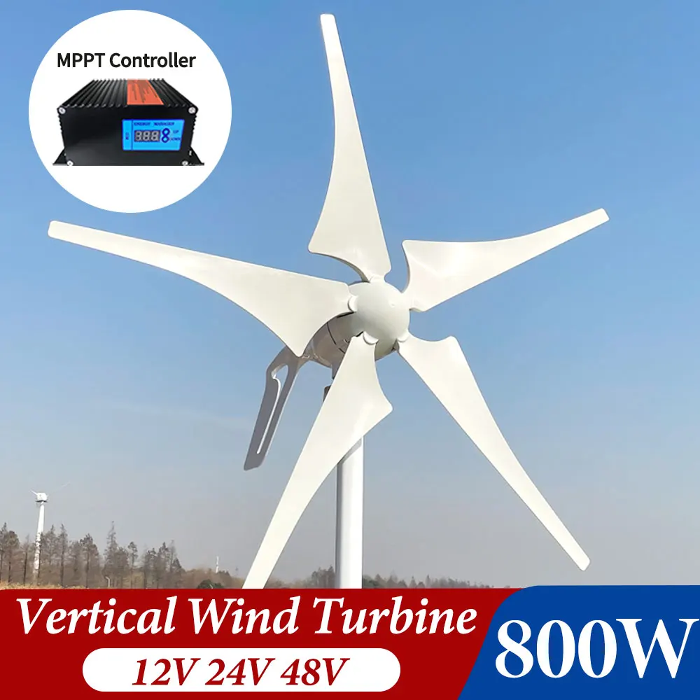 

Ветряной генератор 800 Вт, Альтернативная энергия, ветряная мельница, альтернативные турбины 12 В, 24 В, 48 В для домашних уличных фонарей