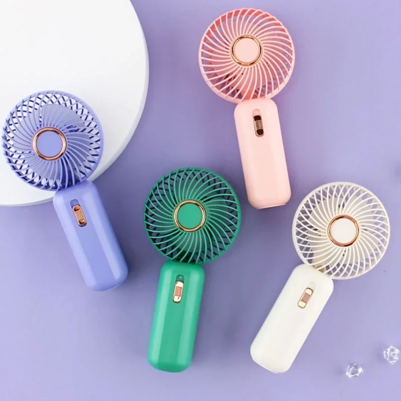 간단한 USB 충전, 휴대용 조명, 2 단계 바람 조절, 들고 서기 가능, 학생 선풍기 작음